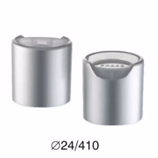 Tampa de perfume, tampa superior do disco, tampa do frasco, tampa de rosca