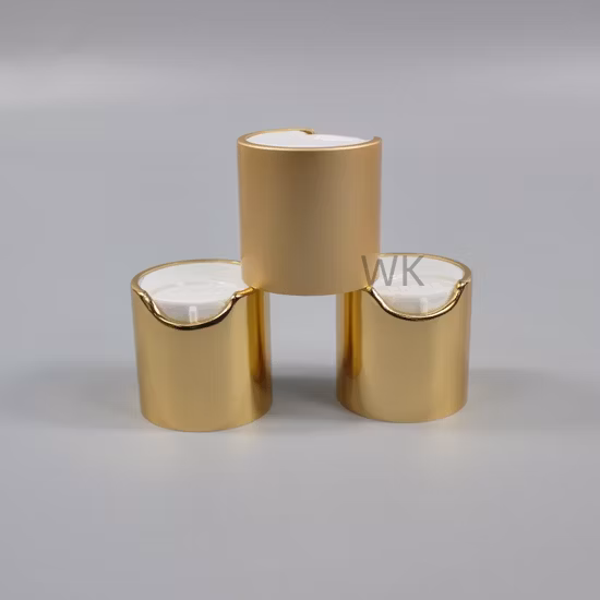 Tampa superior do disco de alumínio de 18mm 20mm 24mm 28mm para shampoo